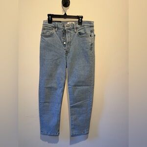 Re/Done High Rise Light Blue Jeans